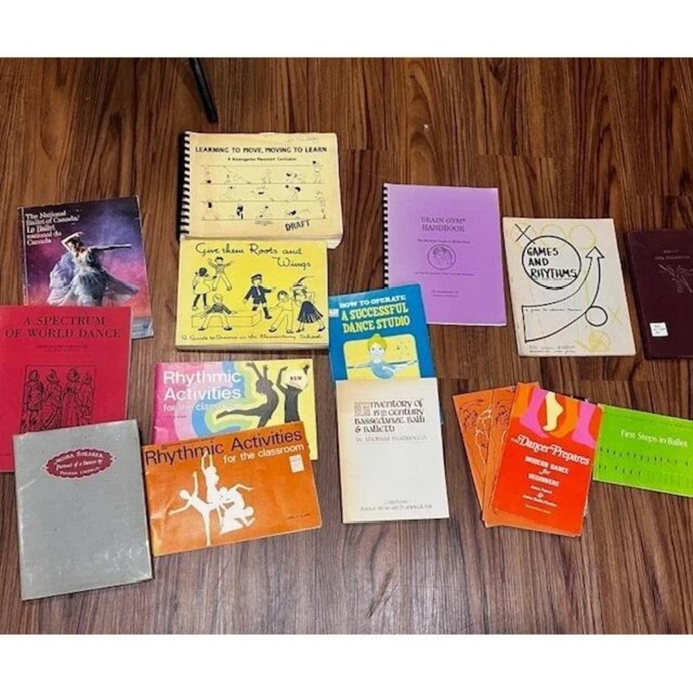 Ballet Children's Dance Books LOT 16 Studio Movement Beginners Games Rhythmic